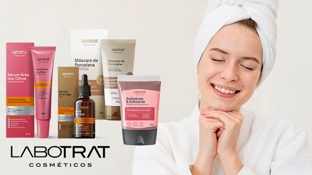 Tratamento facial com produtos da Labotrat